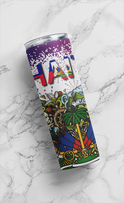Haitian Flag Day Tumbler